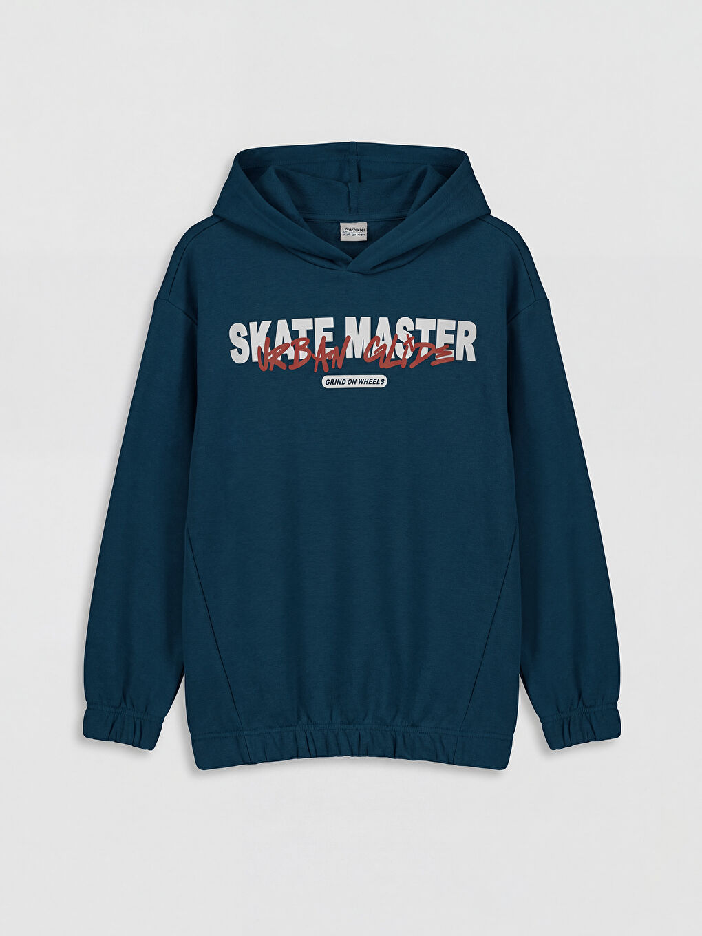 Petrol Baskılı Erkek Çocuk Kalın Eşofman Takımı-1