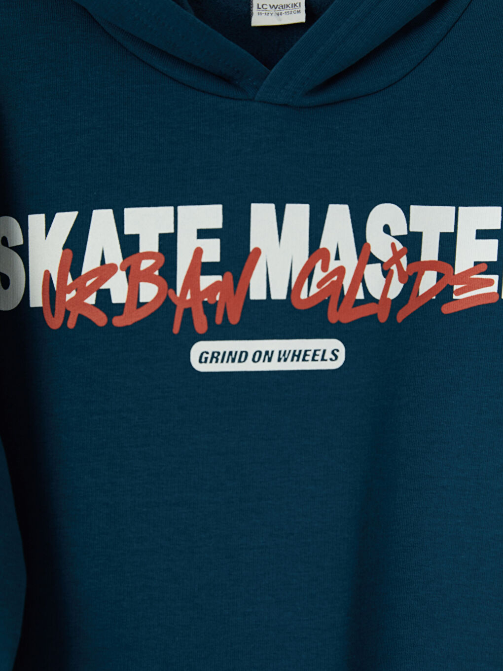 Petrol Baskılı Erkek Çocuk Kalın Eşofman Takımı-5