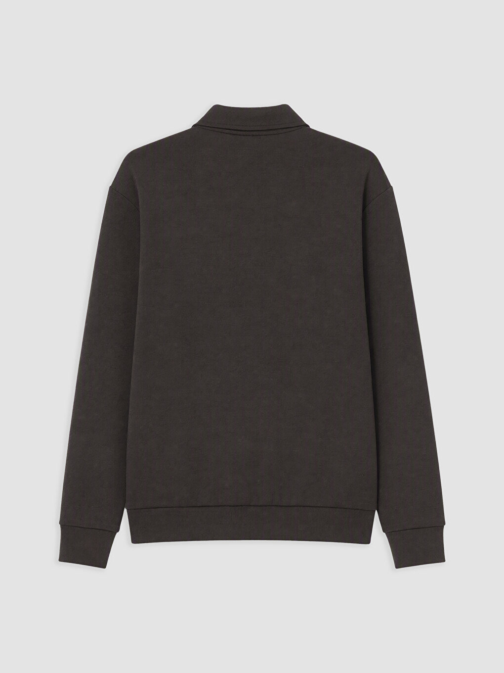 Mashkull Ngjyre Kafe Sweatshirt-5