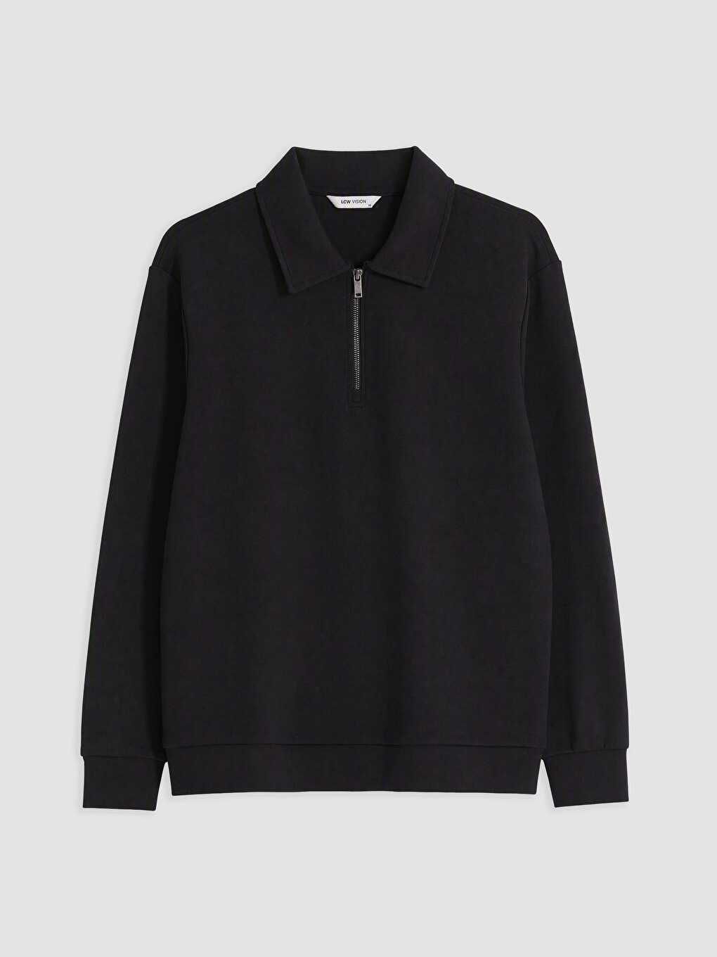 Polo Collar Men's Sweatshirt