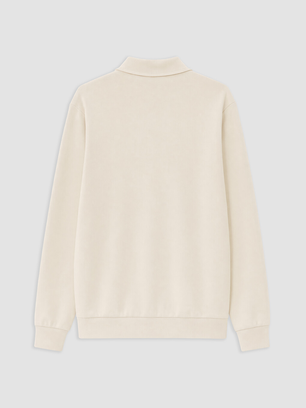 Polo Collar Men's Sweatshirt-1