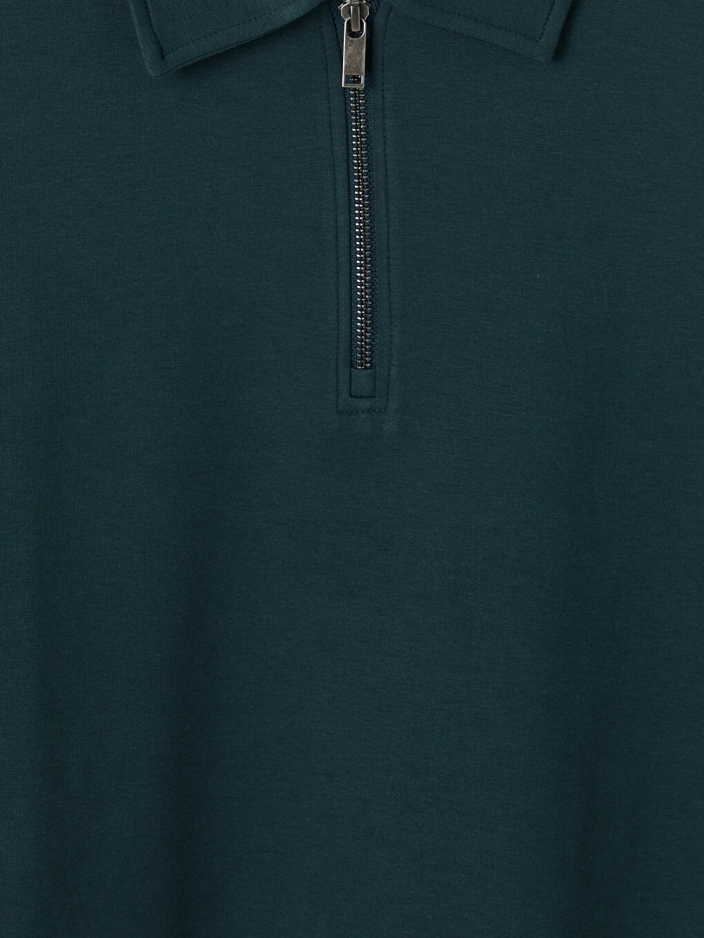 Petrol Polo Yaka Erkek Sweatshirt-1