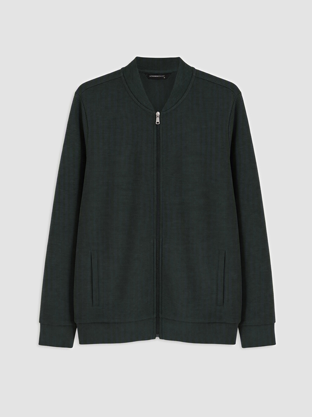 Baseball Collar Men's Zip-up Sweatshirt-4