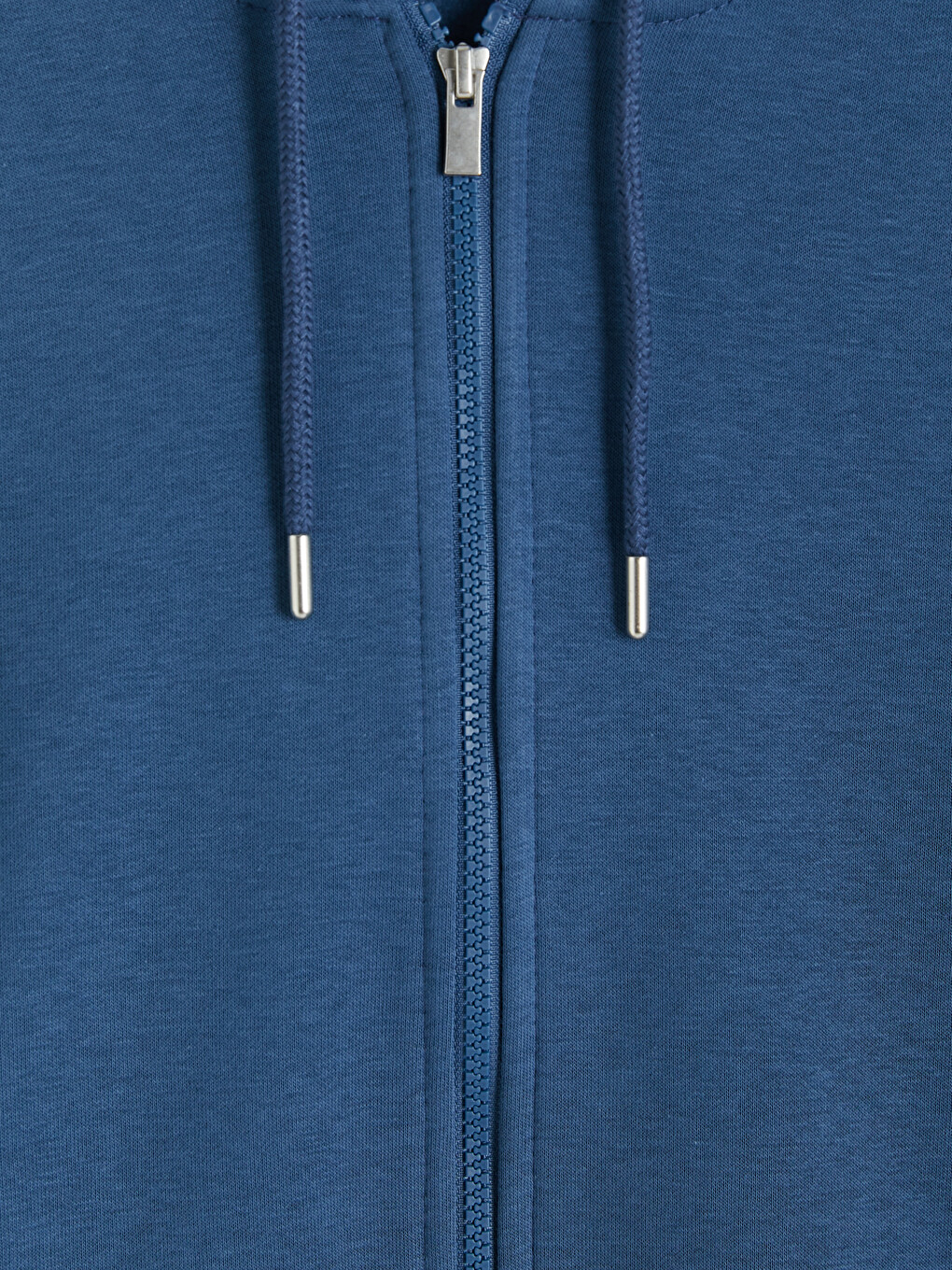 Man Navy Zip-up Sweatshirt-2