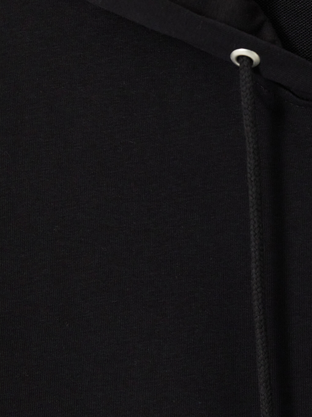 Siyah Kapüşonlu Erkek Fermuarlı Sweatshirt-4