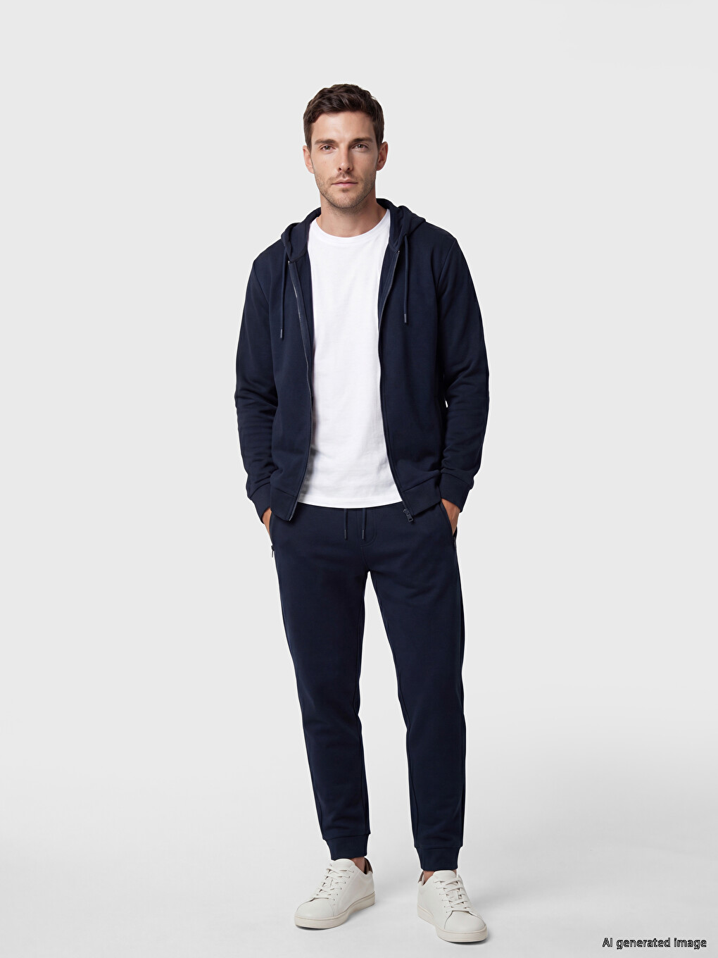 Lacivert Regular Fit Erkek Jogger Eşofman Altı