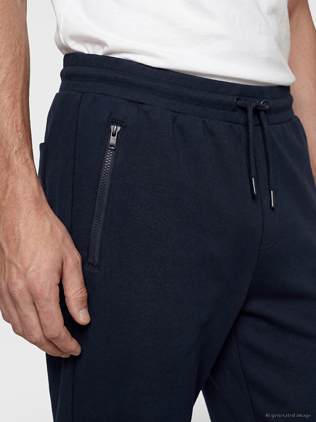 Lacivert Regular Fit Erkek Jogger Eşofman Altı-2