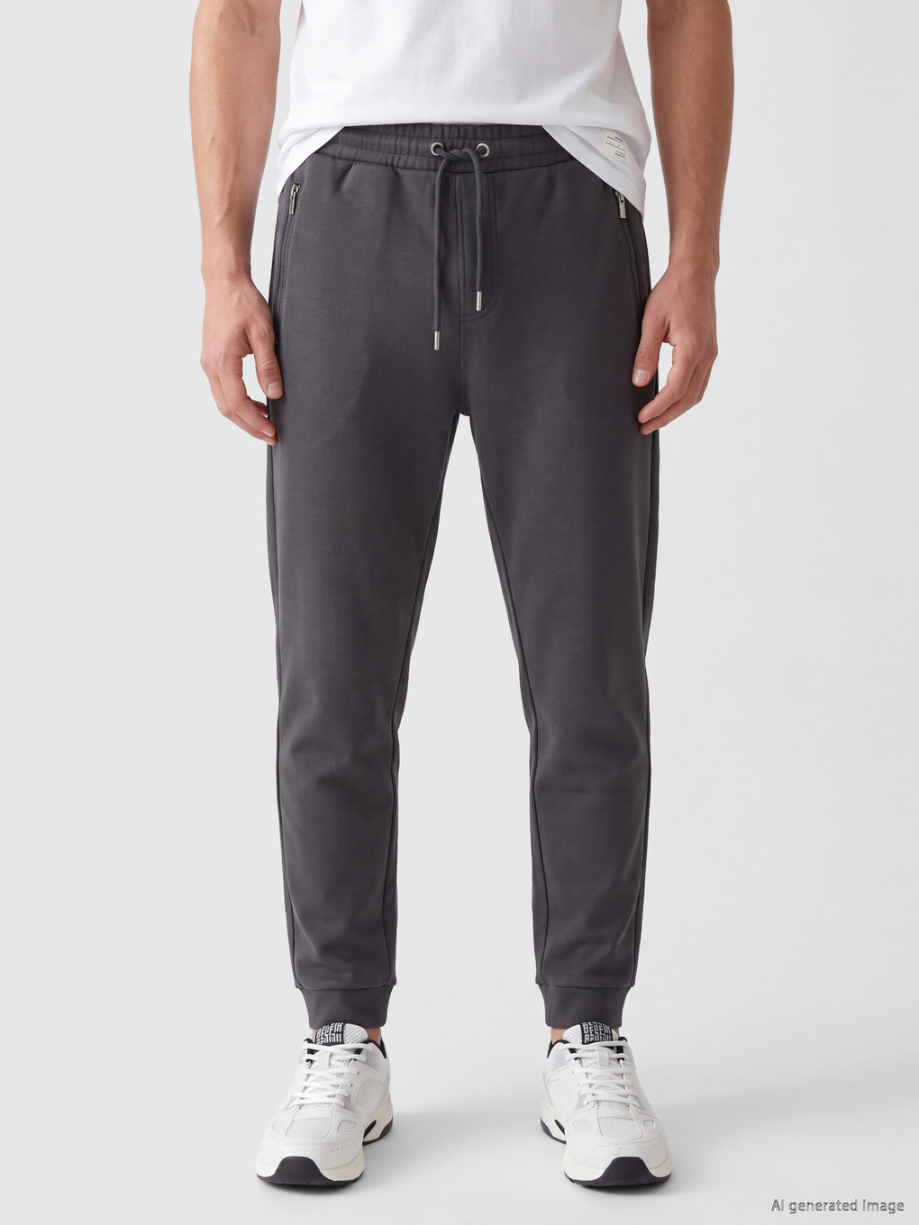 Κανονική Εφαρμογή Φούτερ Joggers Για Άνδρες-2