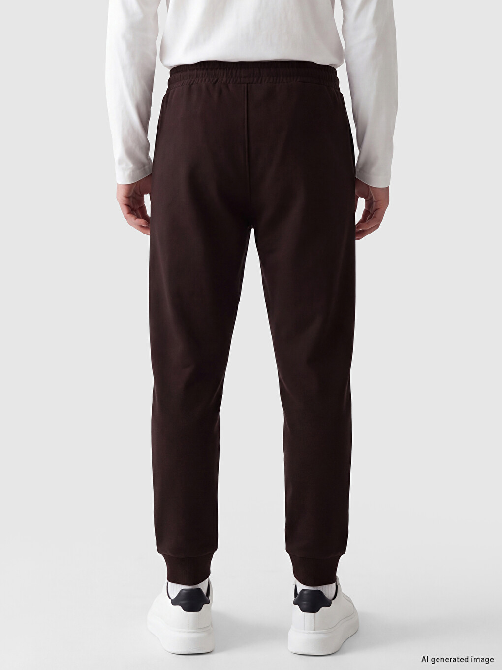 Kahverengi Regular Fit Erkek Jogger Eşofman Altı-2