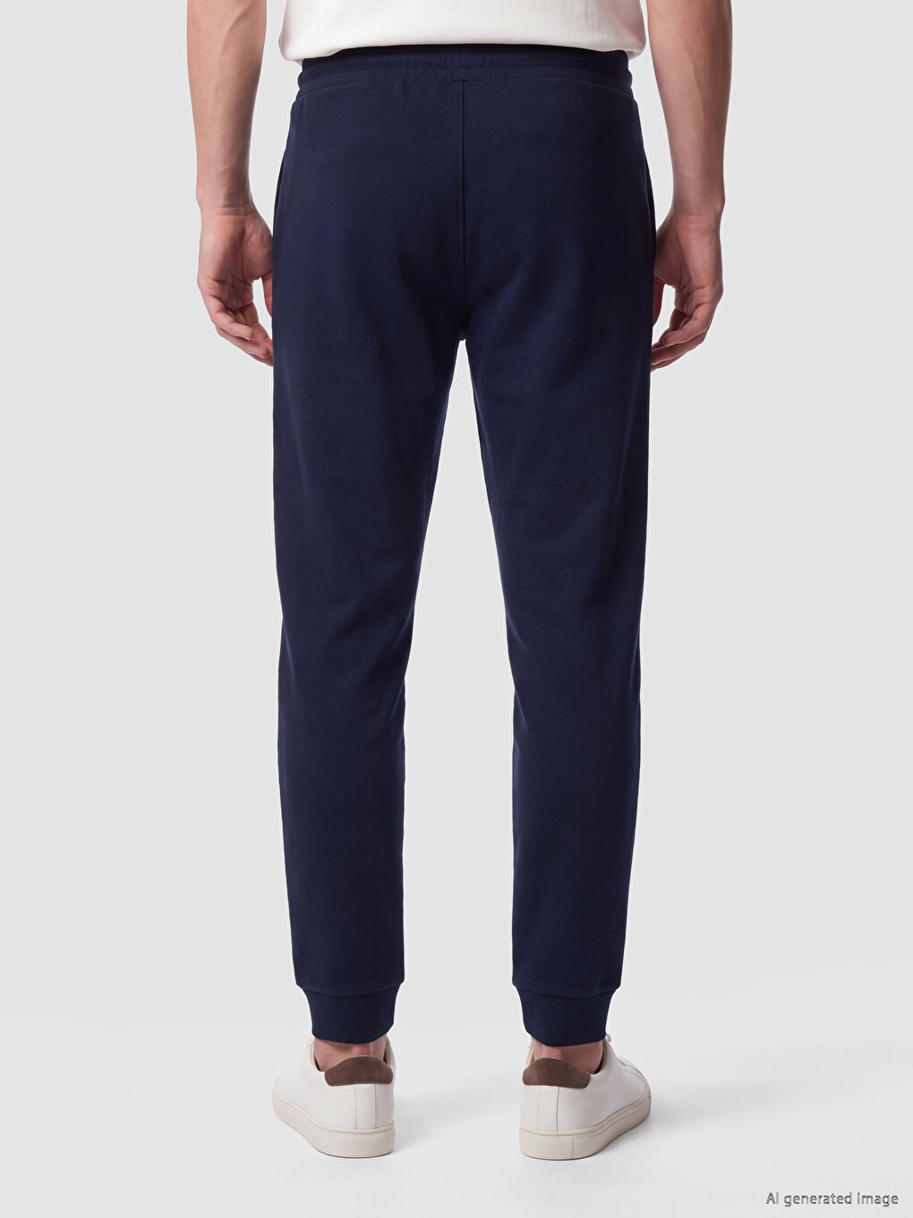 Mashkull Blu Pantallona Sportive Jogger-3