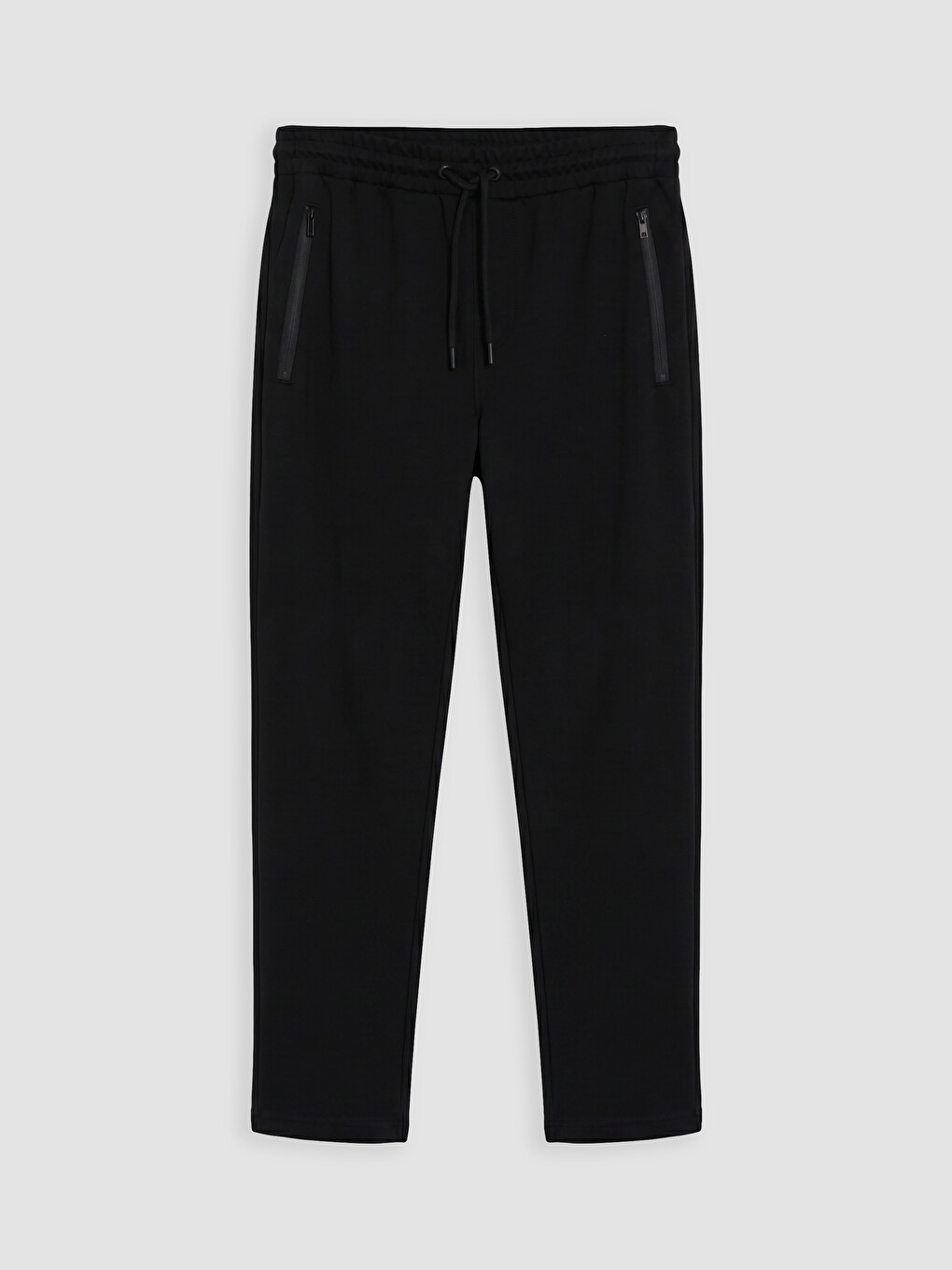 Siyah Regular Fit Erkek Eşofman Altı-4