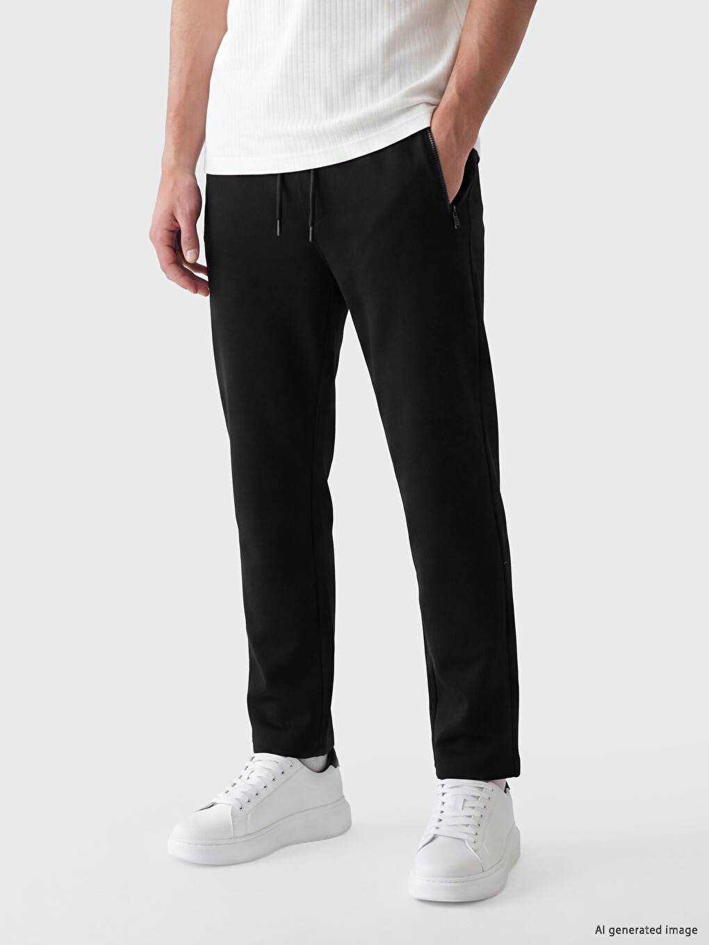 Pantaloni De Trening Pentru Bărbați, Croială Regular-1