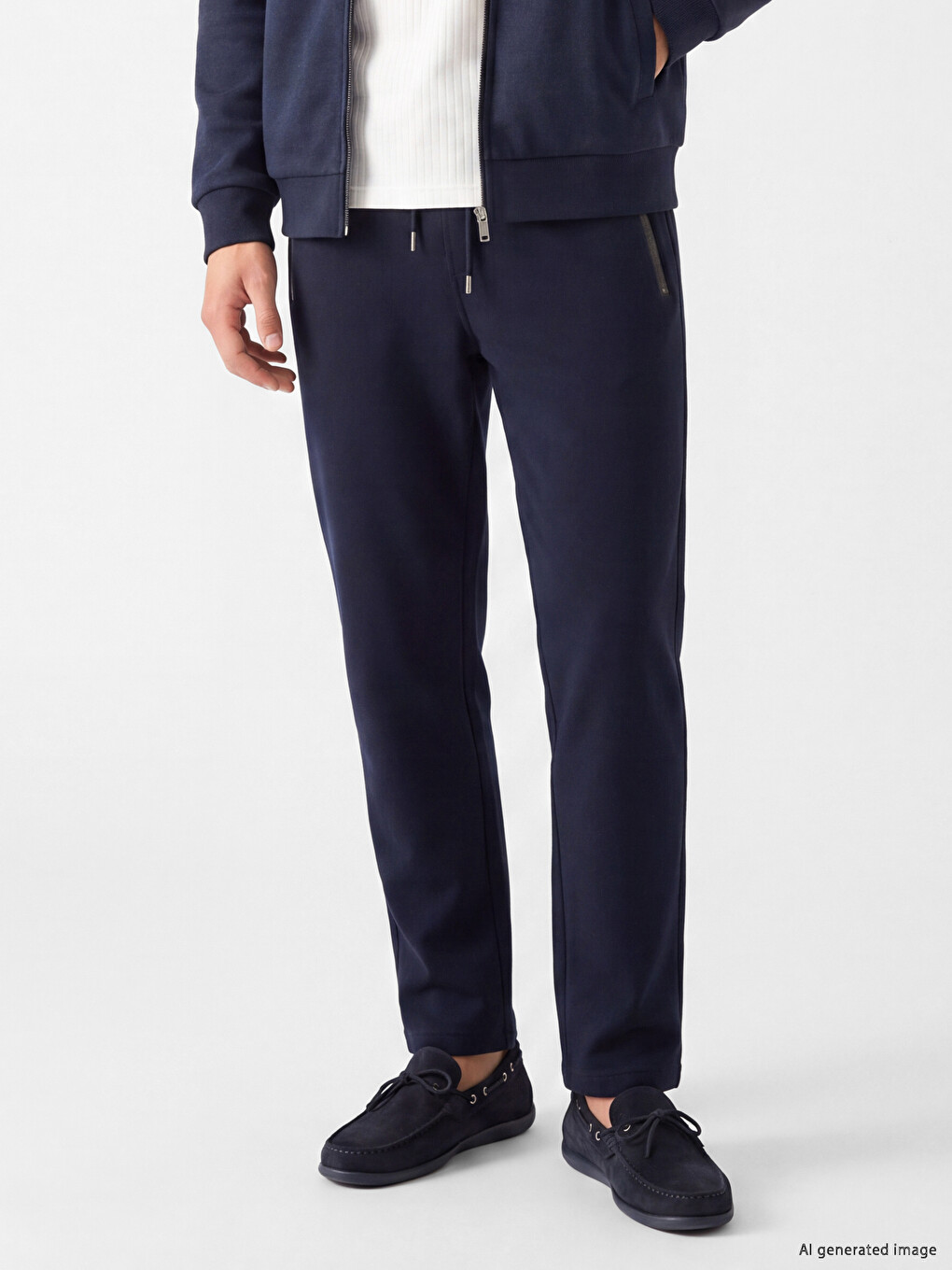Lacivert Regular Fit Erkek Eşofman Altı-1