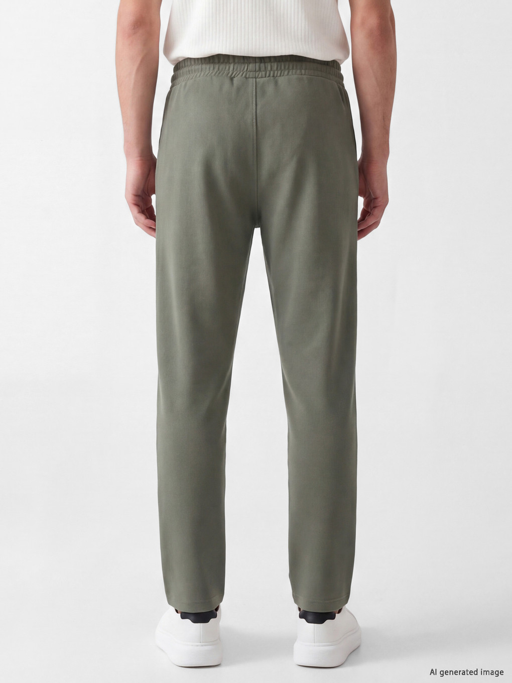 Haki Regular Fit Erkek Eşofman Altı-2