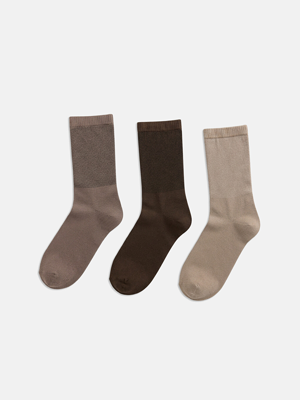 Man Brown Ankle Socks
