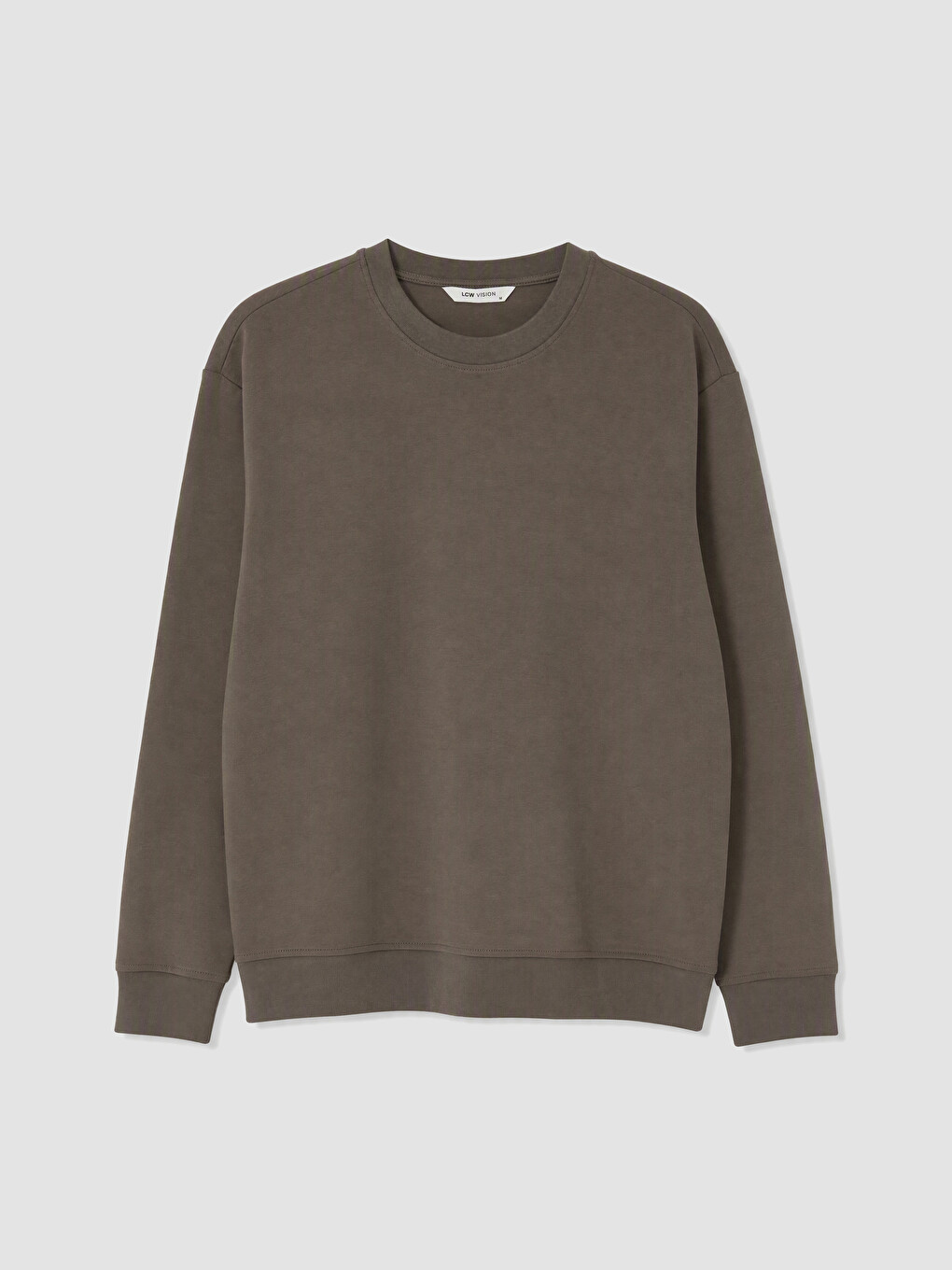Man Brown Sweatshirt