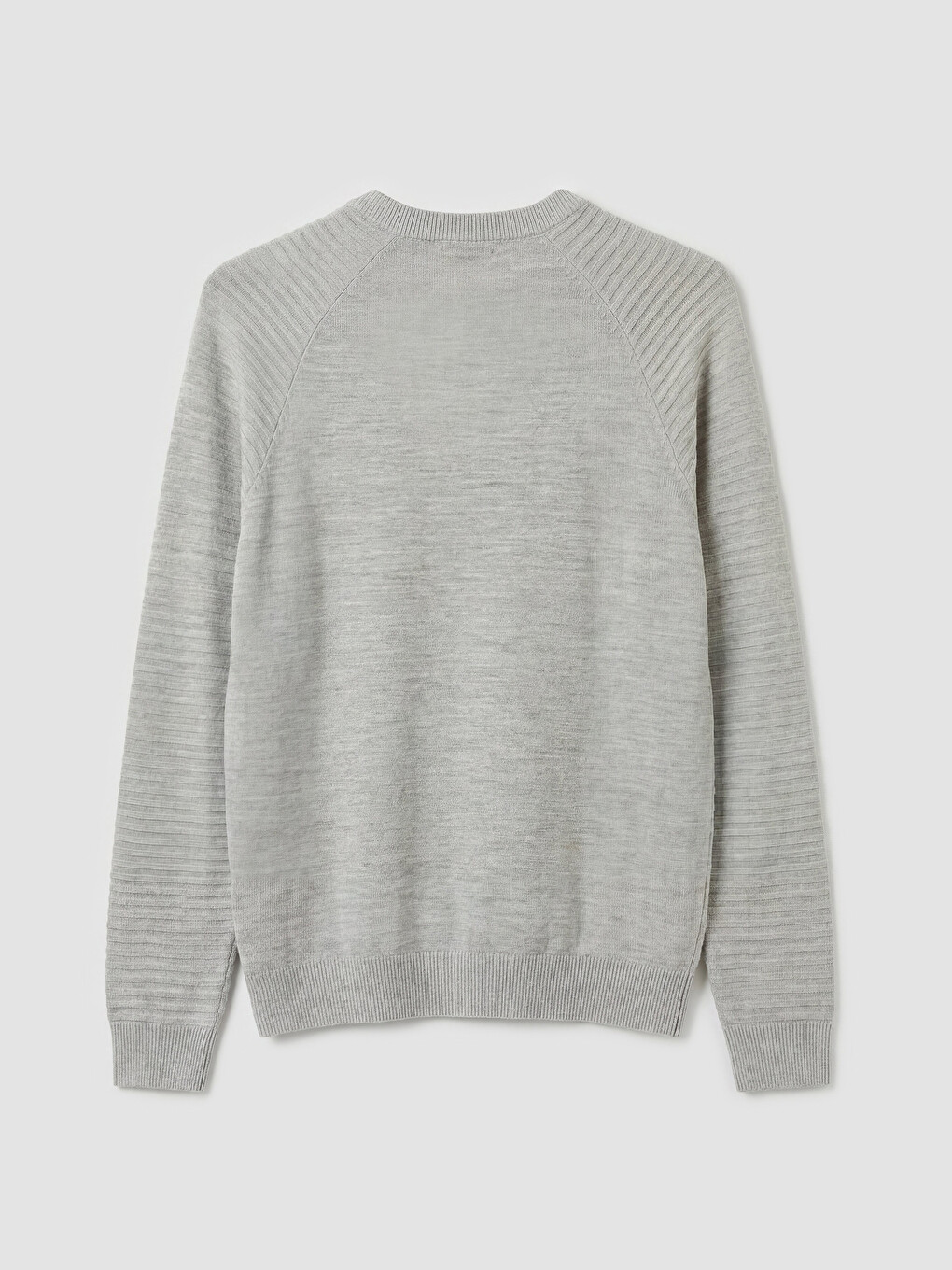 Pulover Tricotat Cu Guler Rotund Pentru Bărbați-5