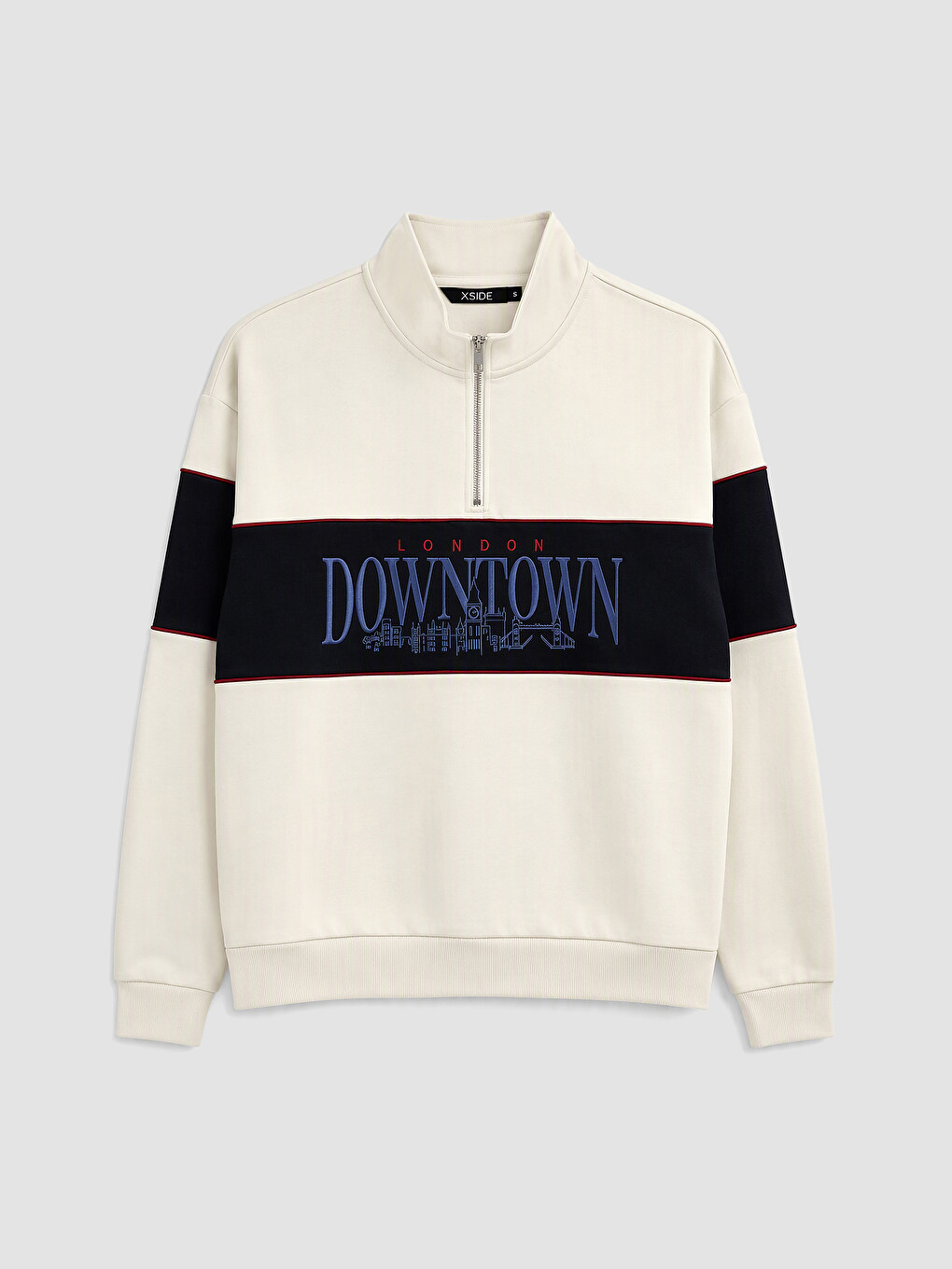 Sweat-shirt Épais À Col Montant Pour Homme