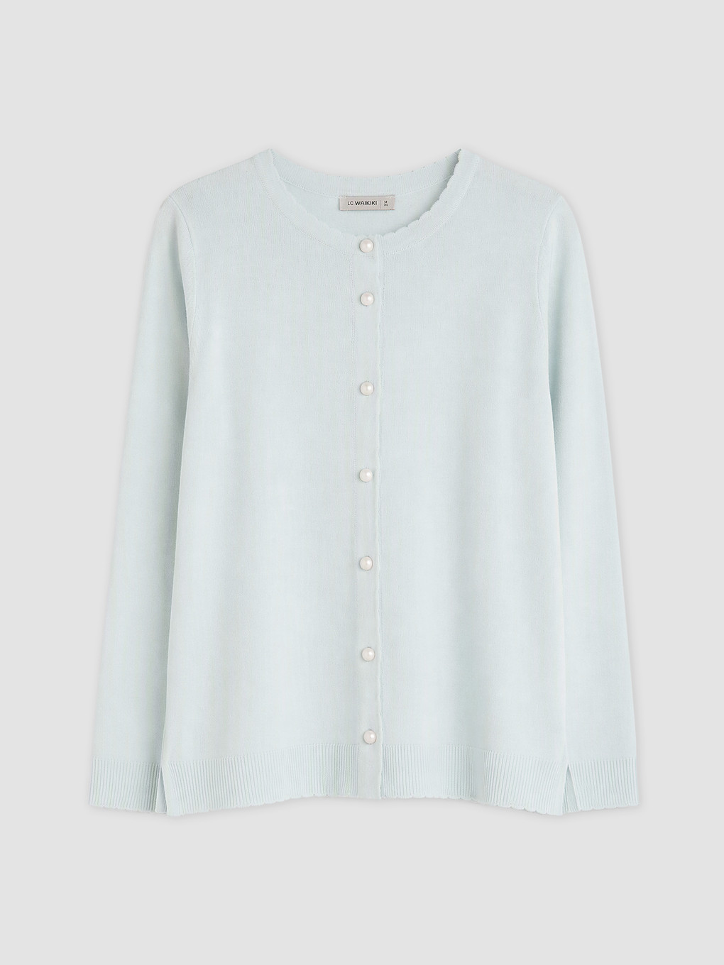 Pearl Buttoned Knitwear Cardigan