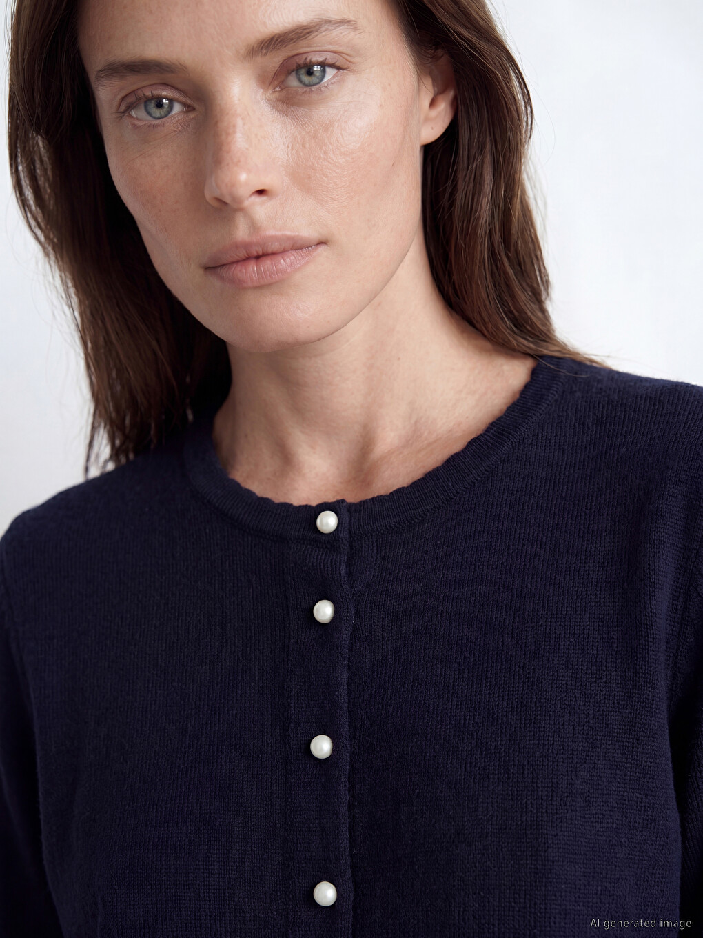 Cardigan Marine Femme-2