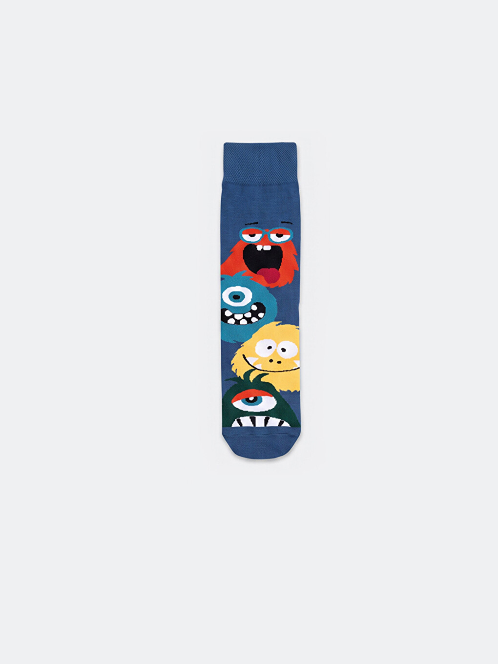 Karışık Baskılı Erkek Soket Çorap 5'li Paket-2