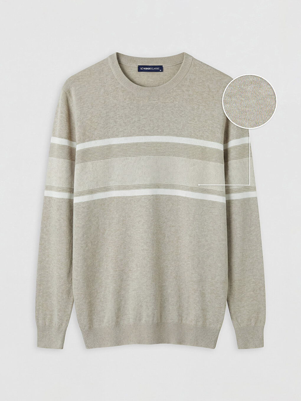 Man Beige Sweater-4