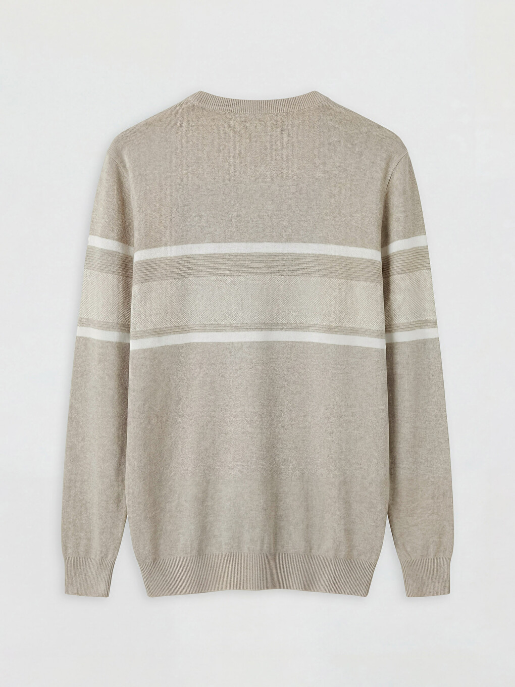 Man Beige Sweater-5