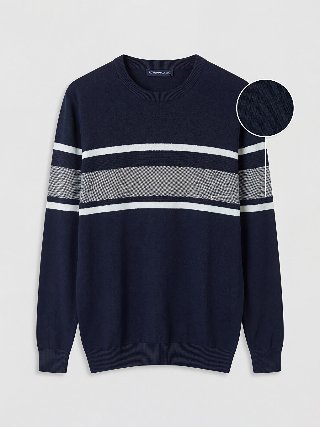 Man Navy Sweater-4