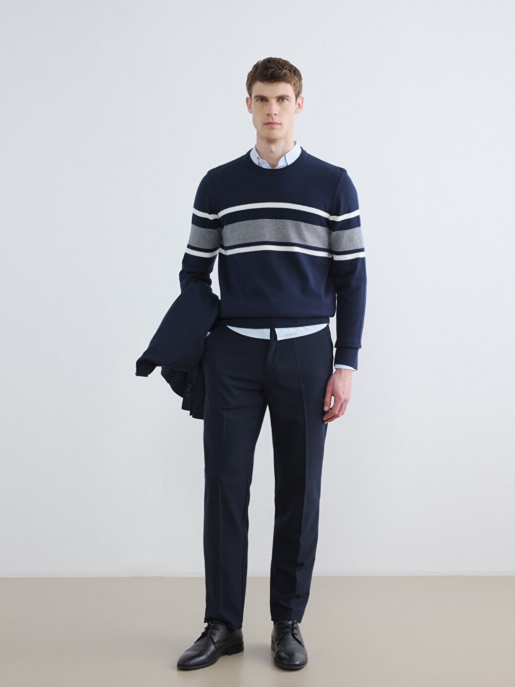 Man Navy Sweater-1