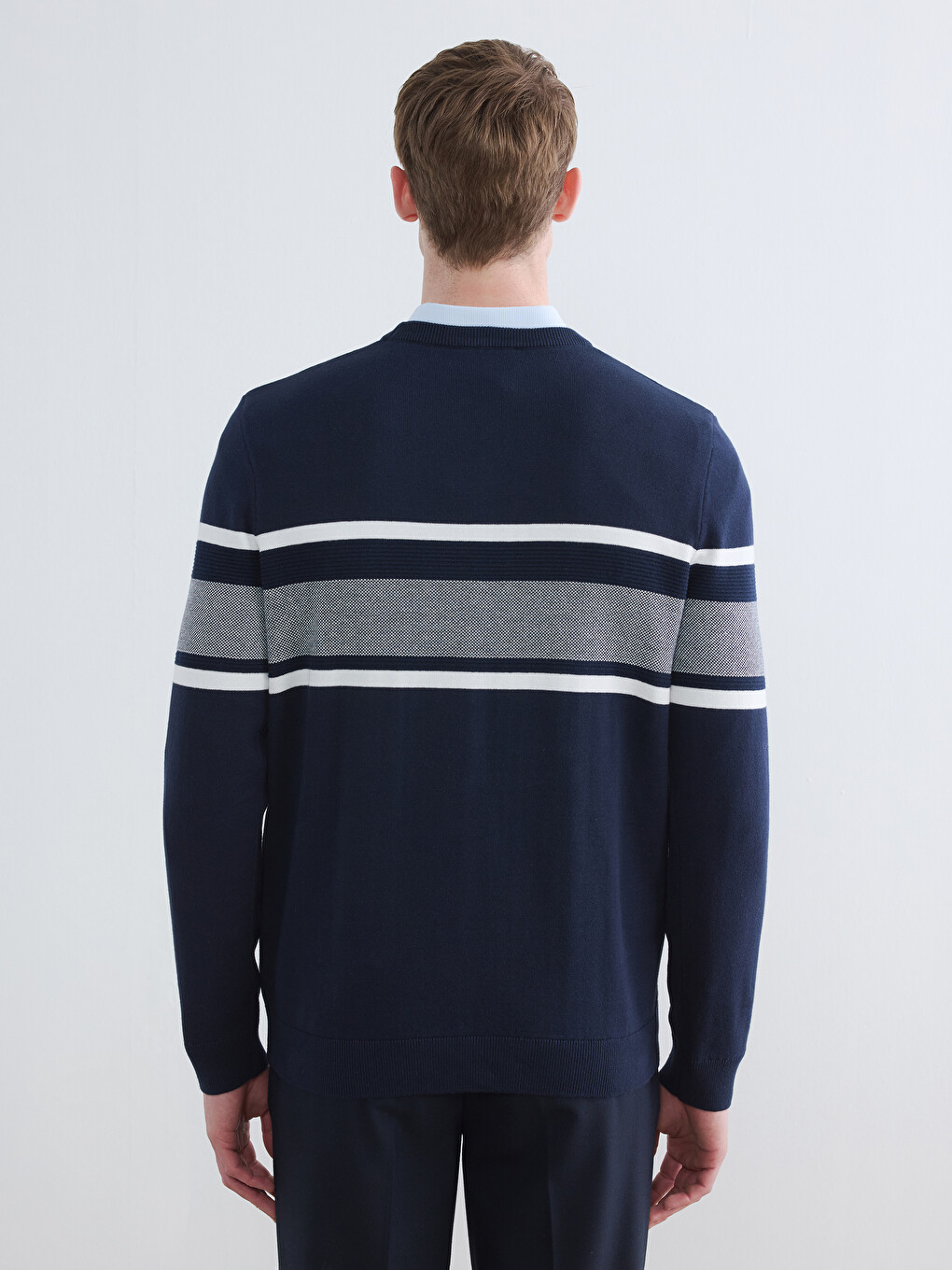 Man Navy Sweater-3