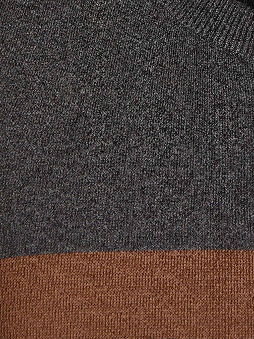 Crew Neck Striped Men's Knitwear Sweater-5