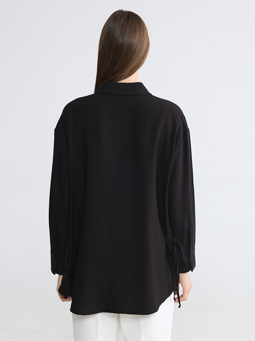 Sides Laced Women's Shirt Tunic-4