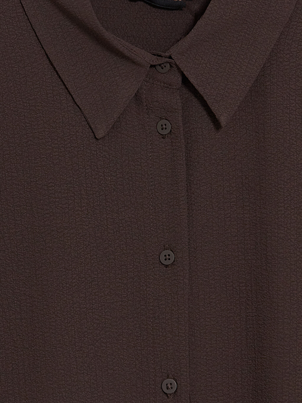 Linen-look Oversize Women's Shirt-5