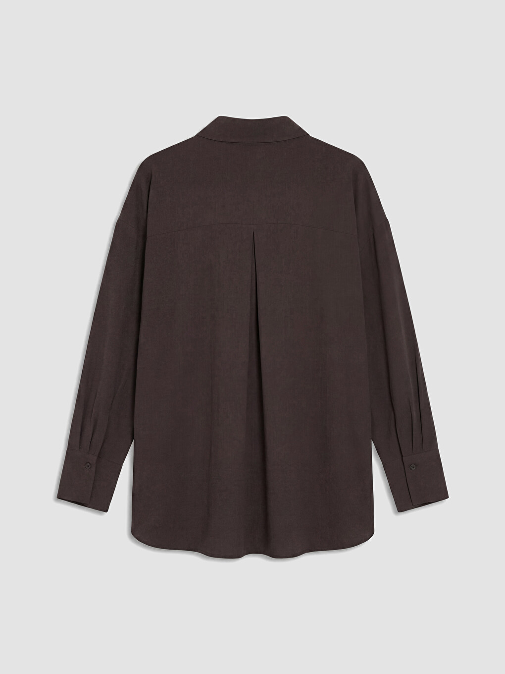 Linen-look Oversize Women's Shirt-6