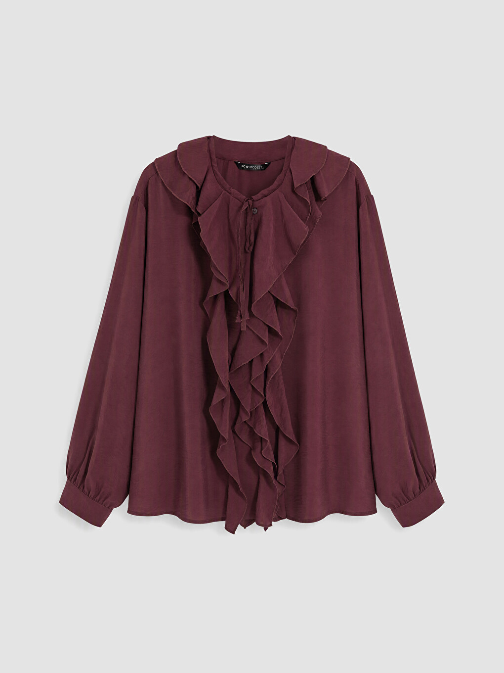 Žena Bordo Bluza-4