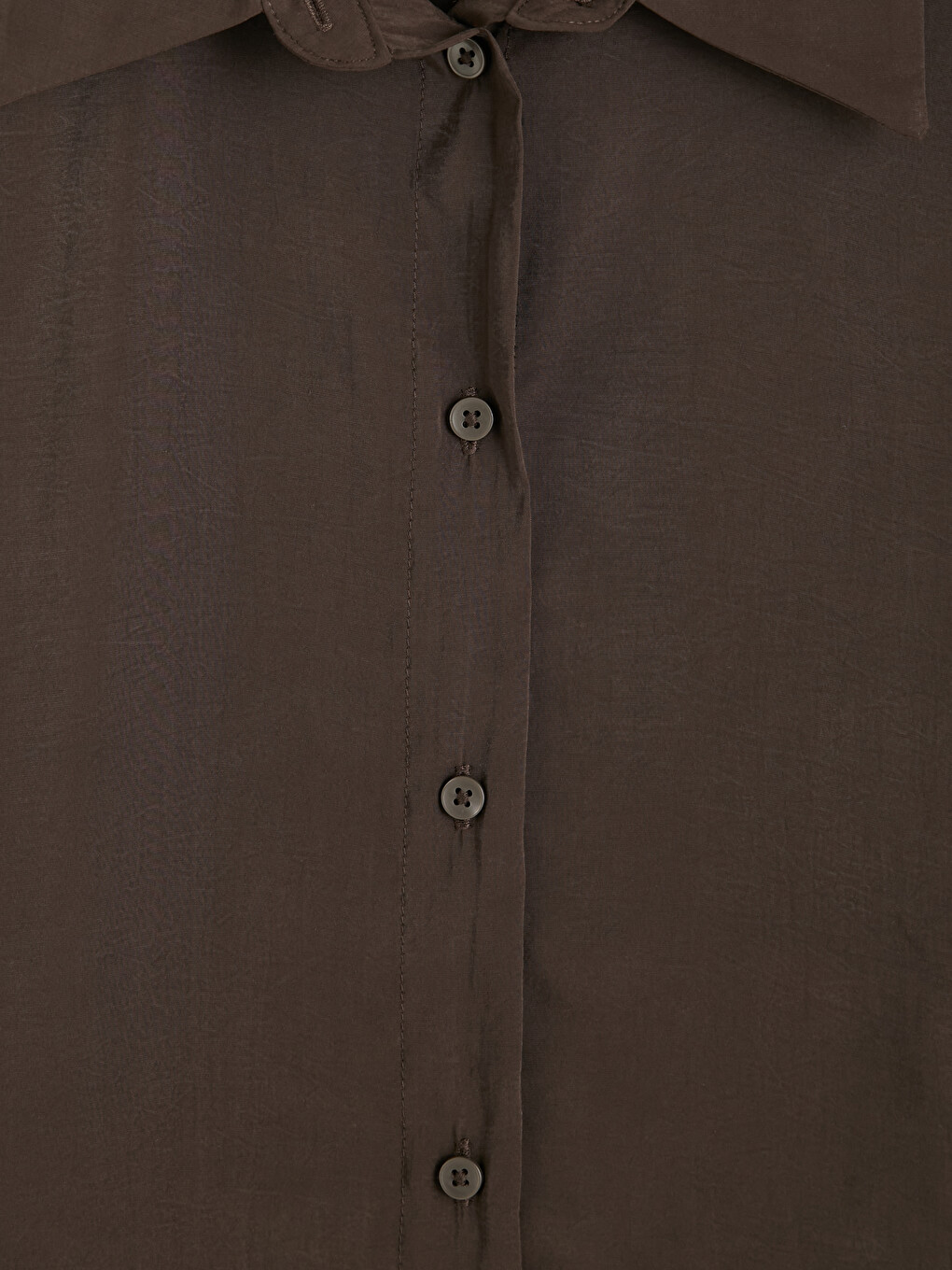Tie-up Modal Blended Shirt Dress-6