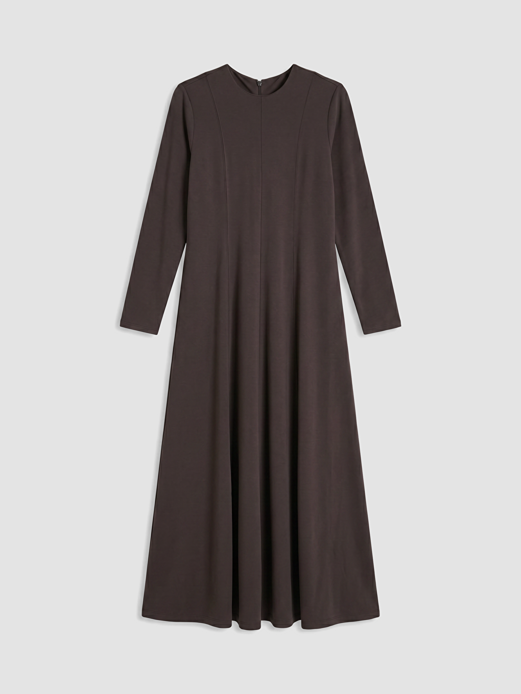 جل درێژی A-line بە قڵاوی گەردن-4