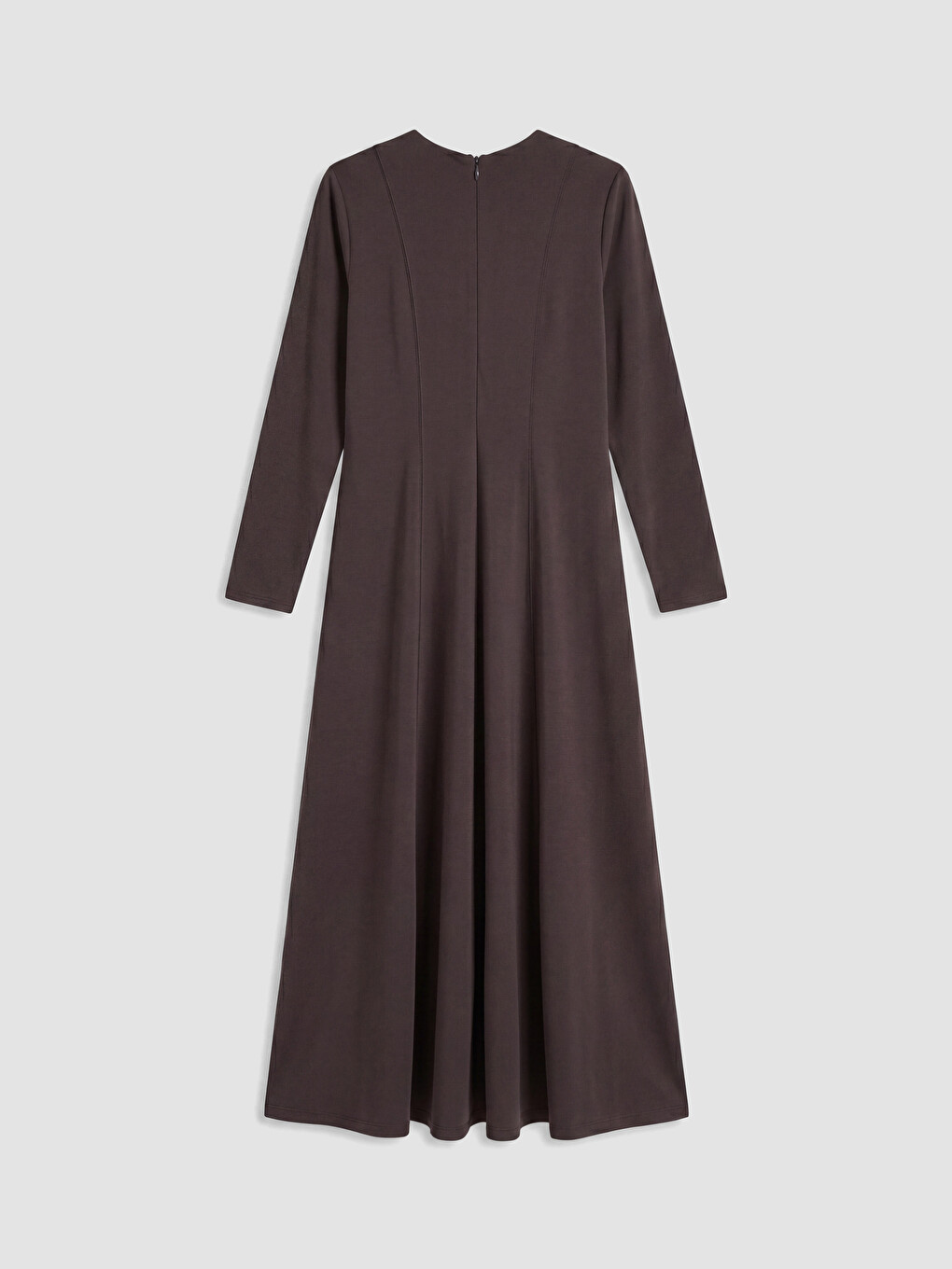 جل درێژی A-line بە قڵاوی گەردن-5