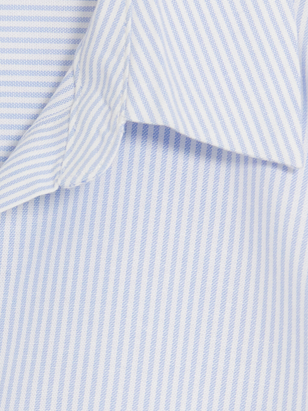 Çizgili Oversize Oxford Kadın Gömlek-6