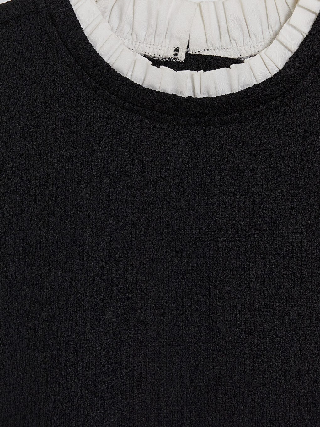 Crew Neck Textured A-line Dress-6