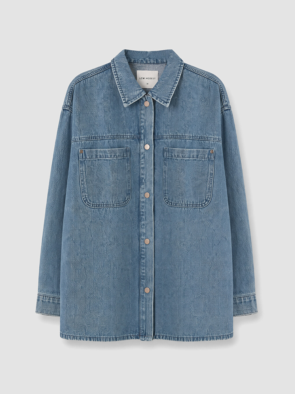 Woman Indigo Denim Jacket-4
