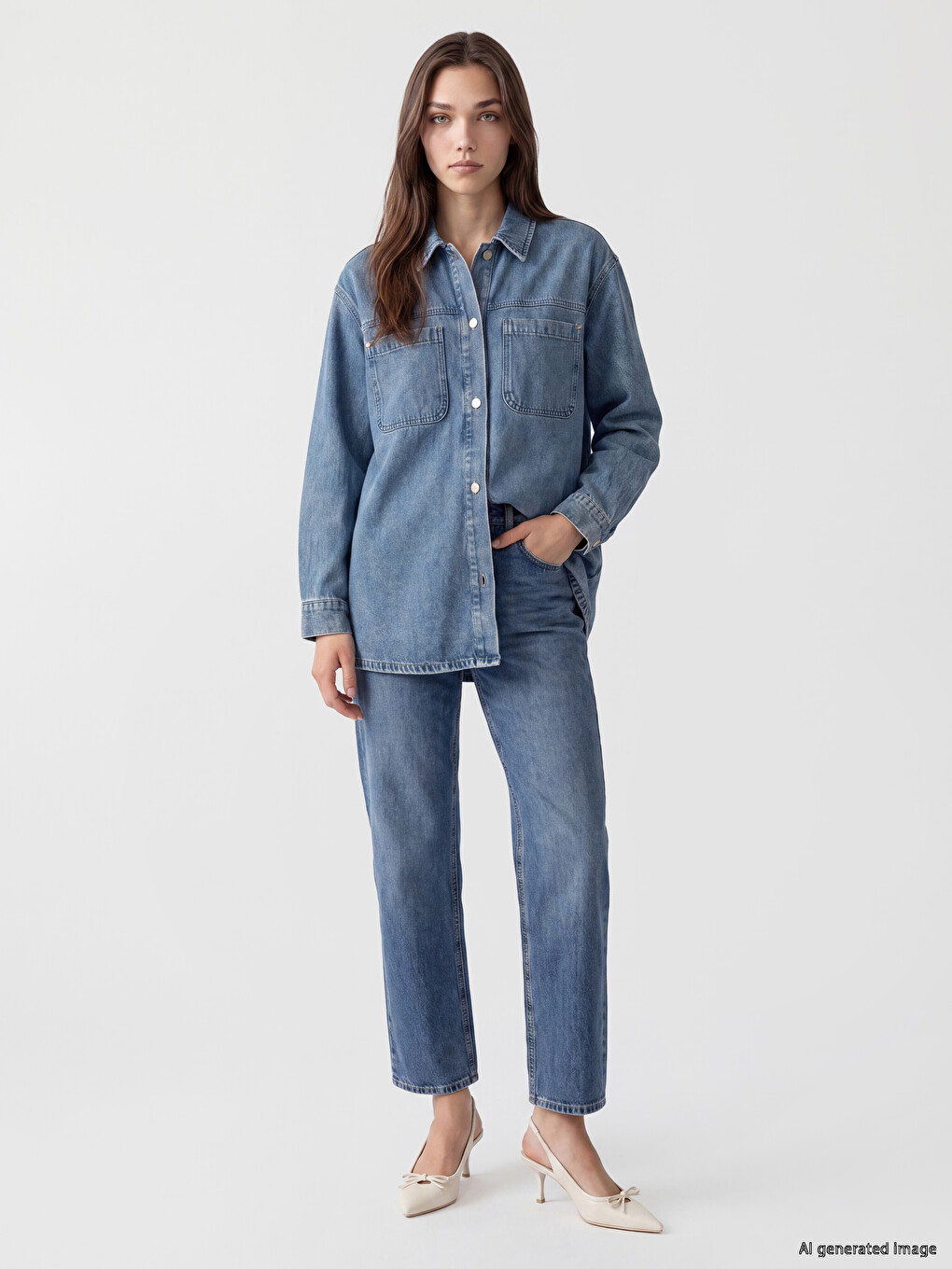 Woman Indigo Denim Jacket-1