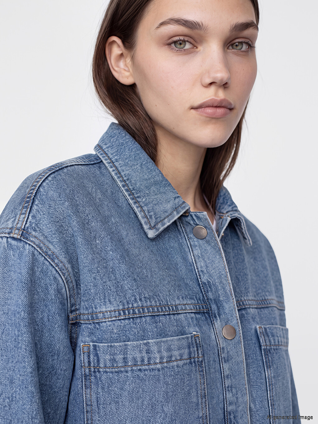 Woman Indigo Denim Jacket-2