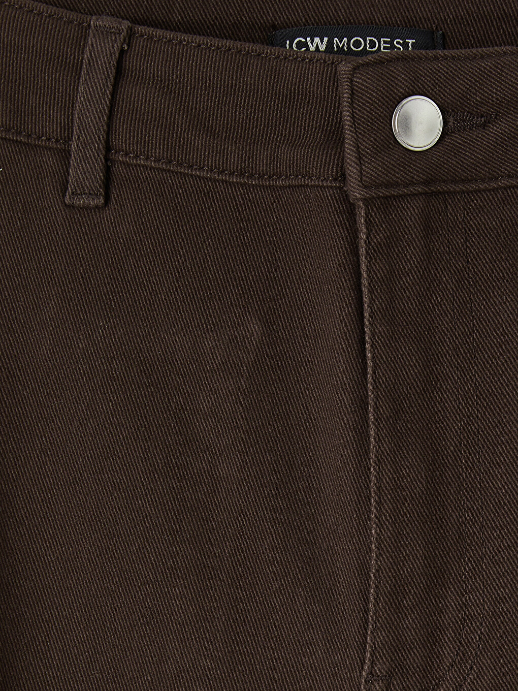 Yüksek Bel Wideleg Fit Kadın Jean Pantolon-5