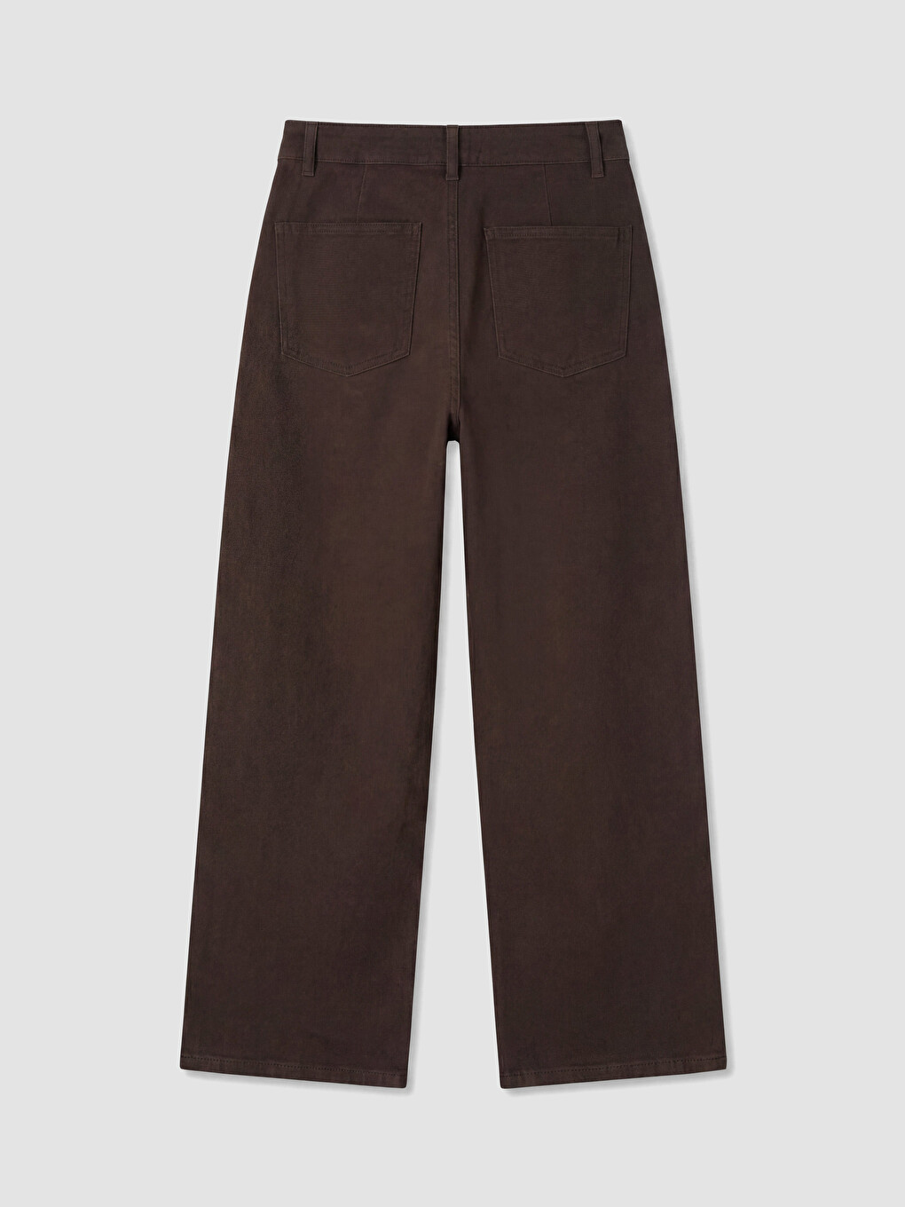 Yüksek Bel Wideleg Fit Kadın Jean Pantolon-6