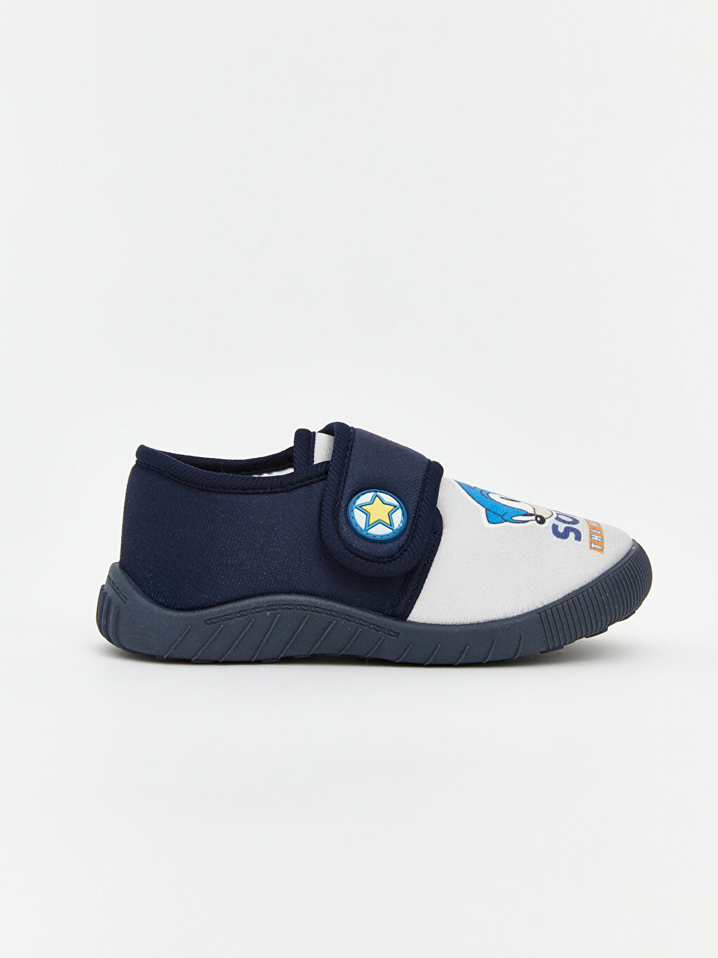 Boy Navy Slipper Boots-1