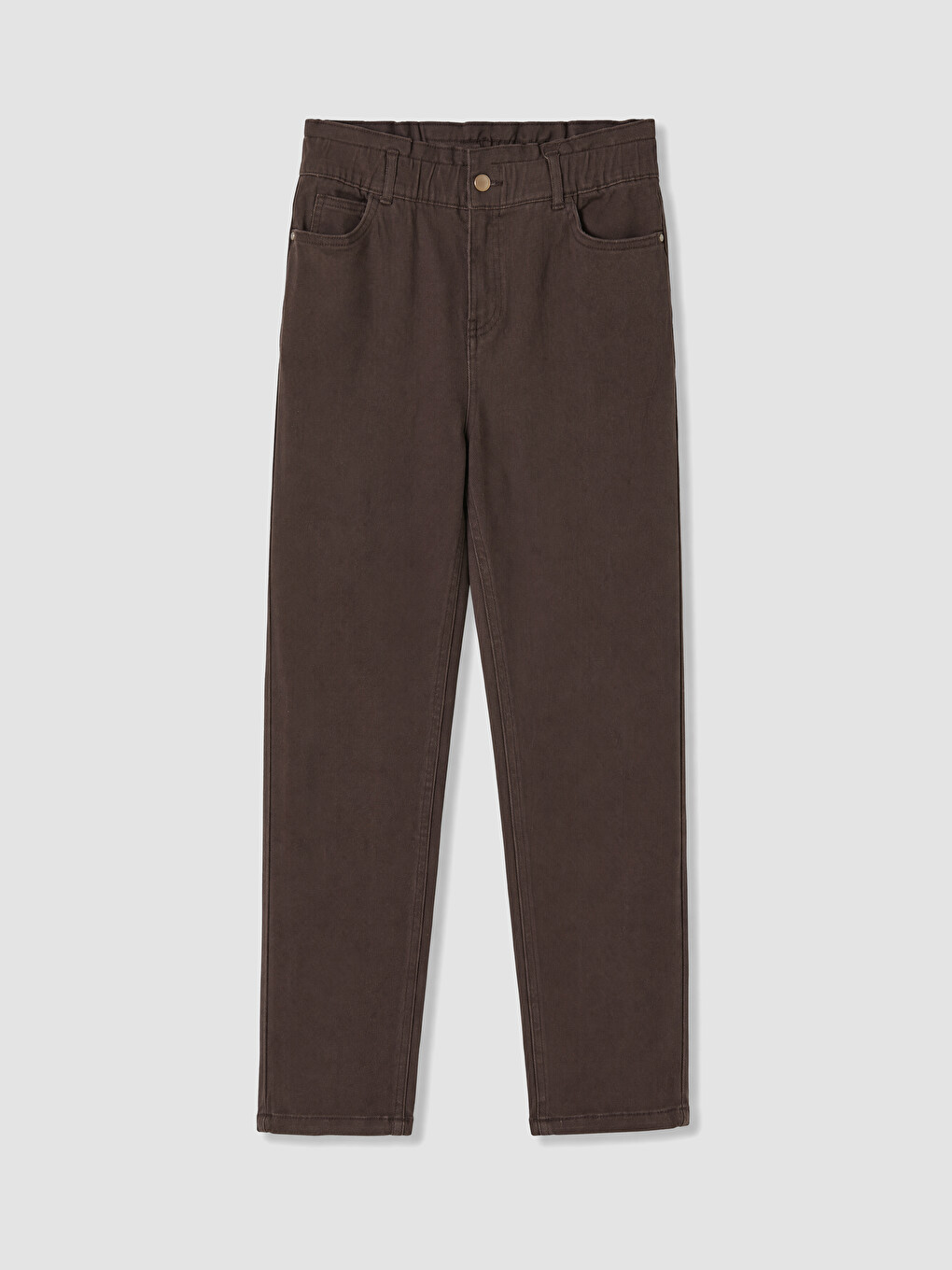 Woman Brown Jeans-4