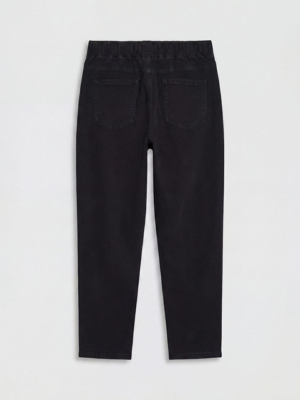 Elastic Waist Carrot Fit Women's Jeans-5