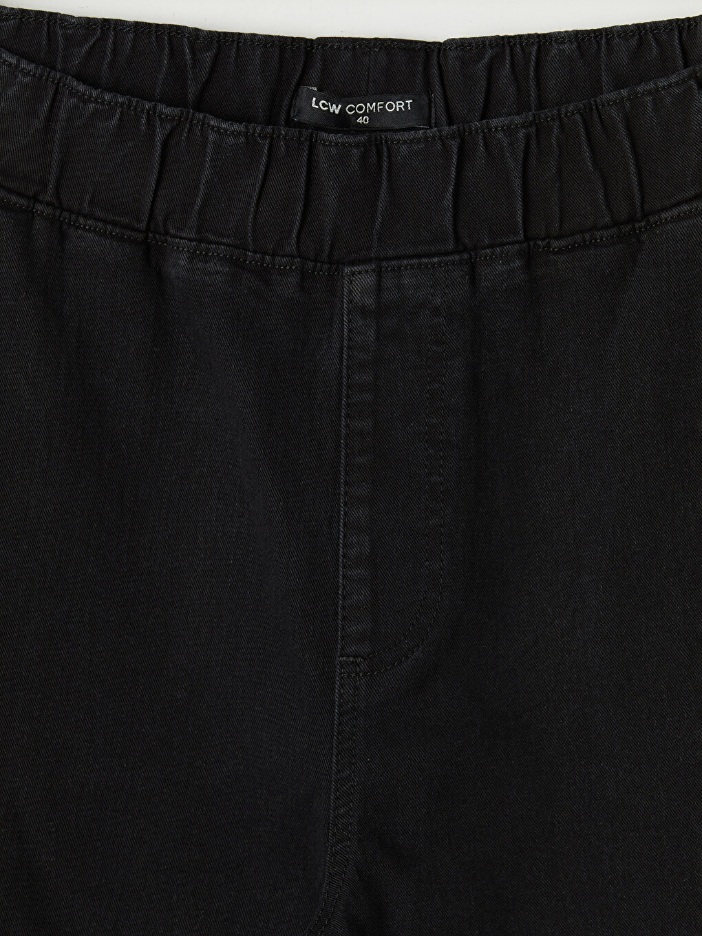 Elastic Waist Carrot Fit Women's Jeans-6