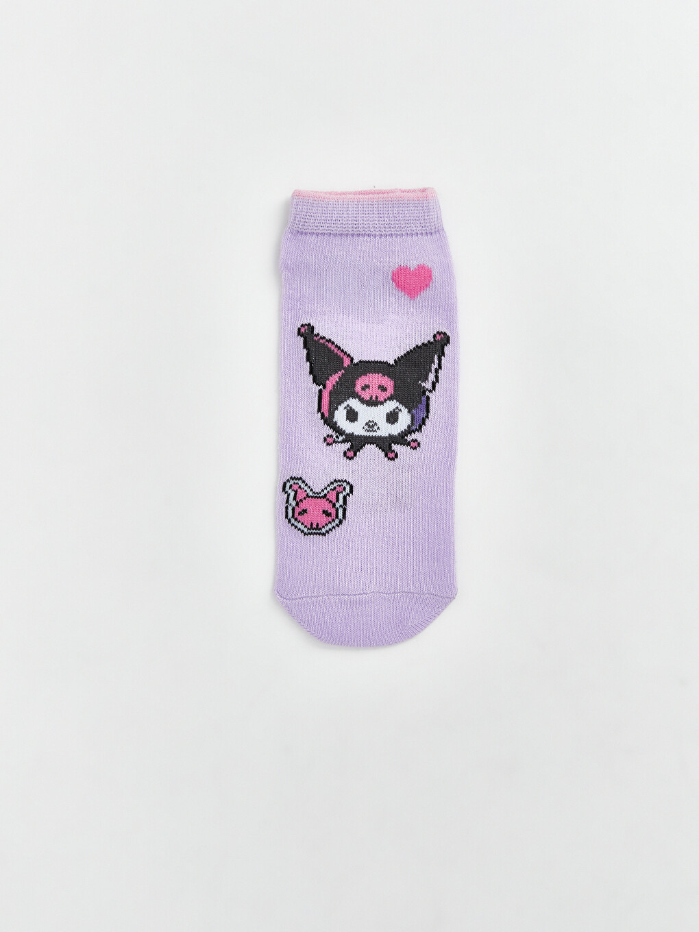 Kuromi Licensed Girls' Trainer Socks 5 Pack-4